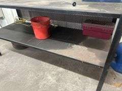 Metal Welding Table with Shelf