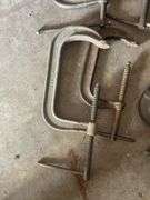 6 Metal C-Clamps