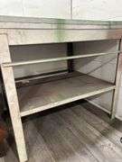 Industrial Metal Work Table