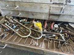 Metal Drawer Unit with Assorted Hardware