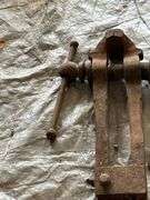Assorted Metal Working Tools: Vise, Puller, and Clamp