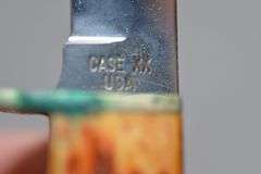 Case XX Bone Handled Hunting Knife With Leather Sheath,
