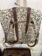 Myra Bag Canvas and Hair Hide Backpack