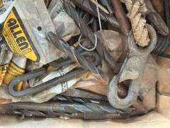 Mixed Lot of Tools including Dewalt Toolbox, Allen Wrenches, Woodworking Clamps and More
