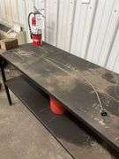 Metal Welding Table with Shelf