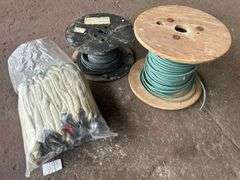 Spools of Wire and Gloves