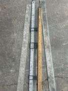 Lot of Assorted Metal and Wood Rulers
