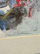 Le Mans 2000 Corvette Racing Team Lithograph Signed