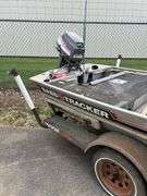 Bass Tracker Pro 16 Boat and Trailer (Boat has Title)