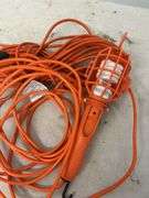 Orange Work Light with Extension Cord