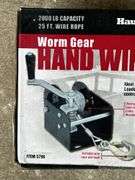 Haul Master Worm Gear Hand Winch - 2000 lb Capacity - NEW in Box