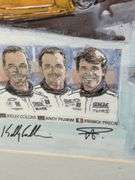 Le Mans 2000 Corvette Racing Team Lithograph Signed