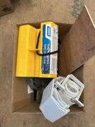 Box of Various Electrical and Plumbing Parts