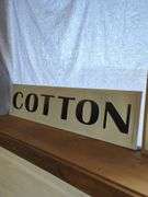 Home & Cotton Wooden Cutout Signs