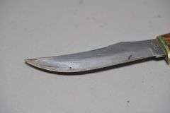 Case XX Model 523-5 Hunting Knife With Leather Sheath,