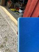 Lawn Lounger and Blue Foam Board