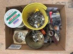 Assorted Hardware - Nails, Staples, Connectors, and More