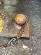 Metal Pole Anchor with Chain