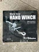 Haul Master Worm Gear Hand Winch - 2000 lb Capacity - NEW in Box