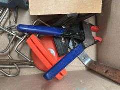 Box of Assorted Tools and Hardware