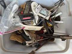 Tote Full of Tools, Electrical Wiring, and More