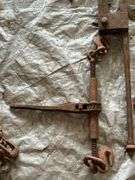 Assorted Metal Working Tools: Vise, Puller, and Clamp