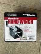 Haul Master Worm Gear Hand Winch - 2000 lb Capacity - NEW in Box