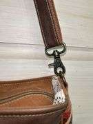 Myra Bag Tapestry and Leather Shoulder Bag