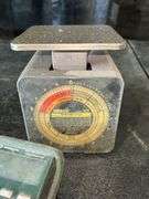 Machinist Tools, Pelouze Scale, and Multimeter