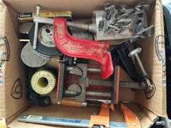 Mixed Lot of Tools including Dewalt Toolbox, Allen Wrenches, Woodworking Clamps and More