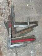 Lot of Assorted Metal Rulers and Squares