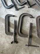 Group of C Clamps - Assorted Sizes