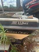 Norris Craft 2000 XLD VEE Bass Boat with Evinrude Motor and Hustler Trailer