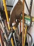 Group of Various Landscaping Tools