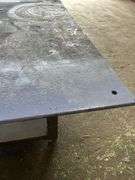Heavy Duty Steel Work Table on Casters