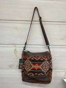 Myra Bag Tapestry and Leather Shoulder Bag