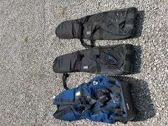 Three Golf Club Travel Cases