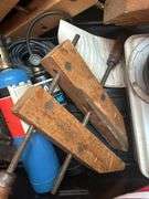 Assorted Tools and Items including Clamps, Blowtorch, Cable Spool, and More