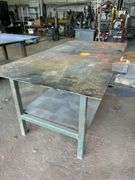 Heavy Duty Steel Work Bench with Reed No. 204R Vise