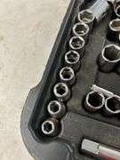 Sockets, Wrenches, and Tools in Carrying Case