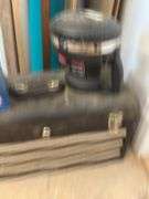 Craftsman Tool Box with Spray Gun and Coleman Sportcat