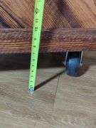 HANDCRAFTED WOODEN BAR OR COUNTER ON CASTERS
