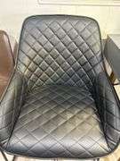Pair of Modern Chairs - Brown & Black