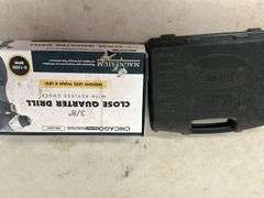 Chicago Electric Power Tools Rotary Tool Kit and 3/8" Close Quarter Drill