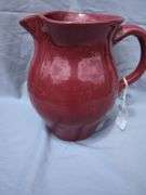 ByBee Handcrafted Red Glazed Ceramic Pitcher