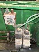 Green Shop Cart with Dayton Electric Motor and Pallet Press Attachment