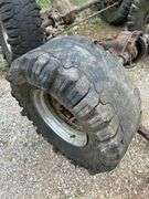 Set of Four Large Truck Wheels & Axles