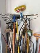 Group of Various Landscaping Tools