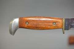 Case XX Model 523-5 Hunting Knife With Leather Sheath,