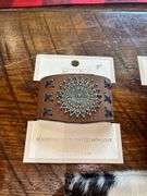 Myra Bag Leather Cuff Bracelets and Cowhide Coin Purse